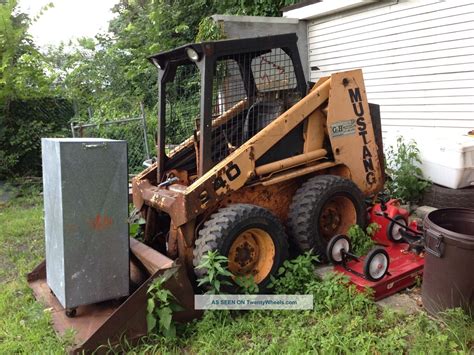 1994 mustang 940 skid steer|mustang 940 skid steer creeping.